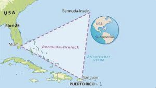 Wurmlöcher auf der Erde und das Bermudadreieck