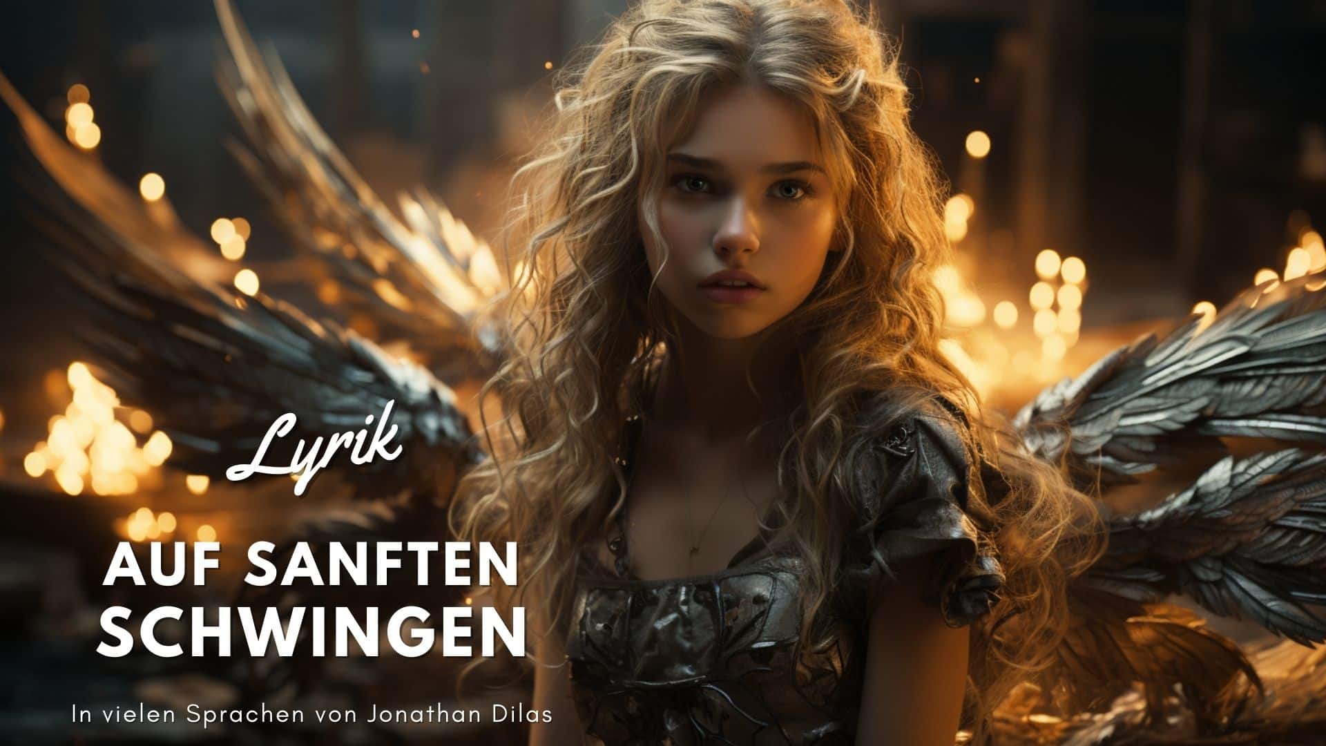 jonathan dilas - gedichte buch - Gedicht - Auf sanften Schwingen - Twoim mjagkim kriljam - On Gentle Wings - In vier Sprachen dieser Welt.