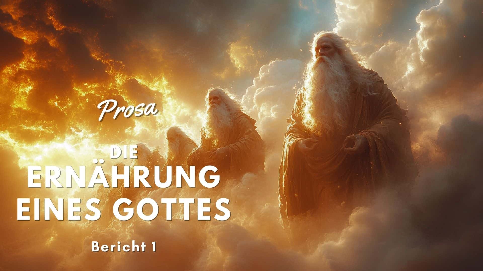 Prosa: Die Ernährung eines Gottes (1) Kurzgeschichten online