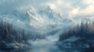 Landschaft aus Eis