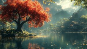 Der Baum des verborgenen Sees