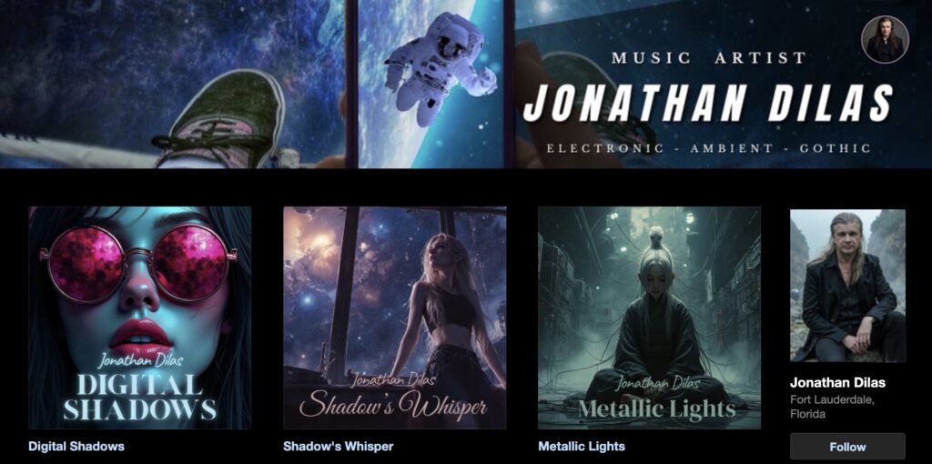 Jonathan Dilas Music and Songs - Ich habe schon vor 20 Jahren eigene Musik gemacht. Genre: Electronic - Ambient SciFi Music - Gothic